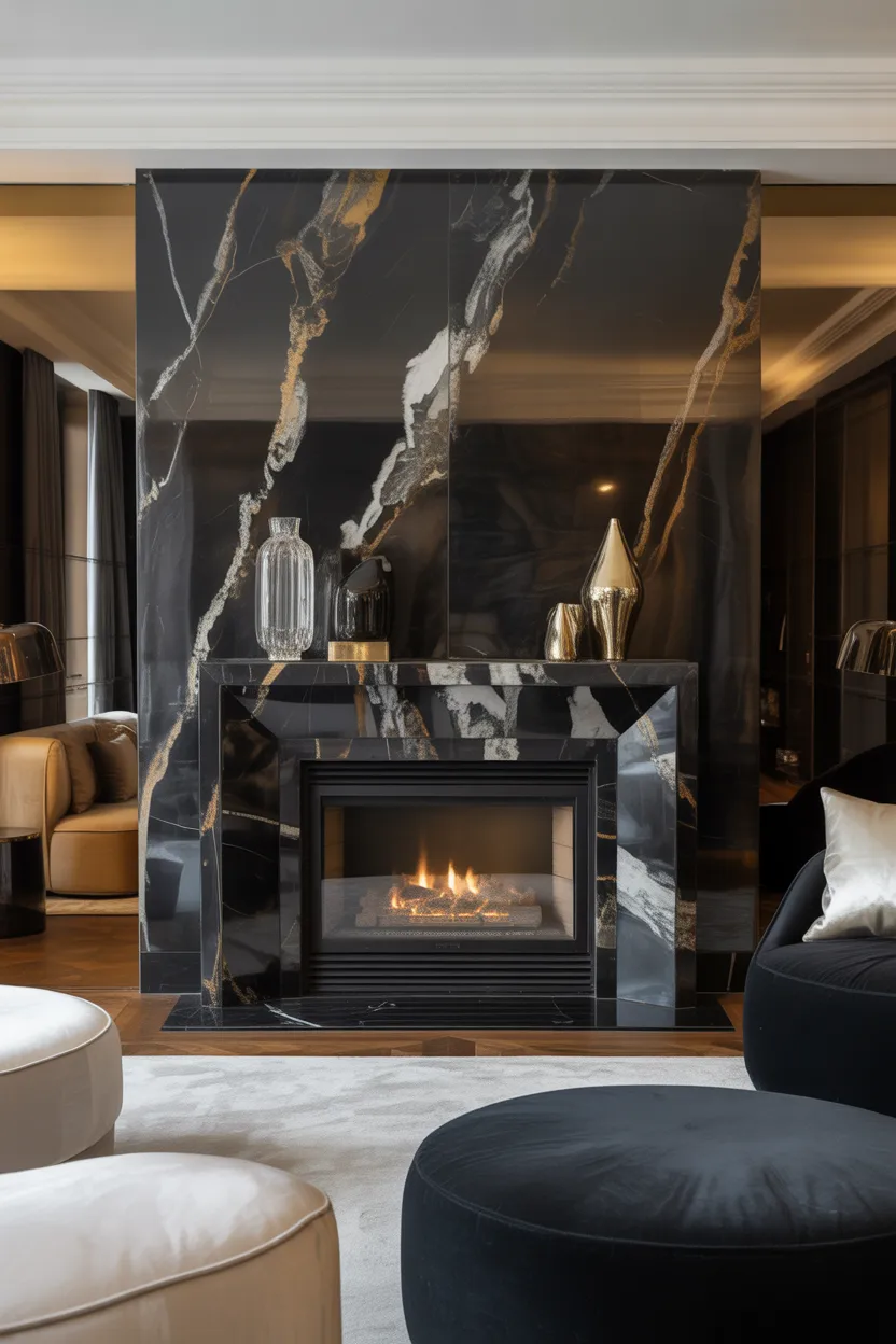 Black Fireplace Ideas