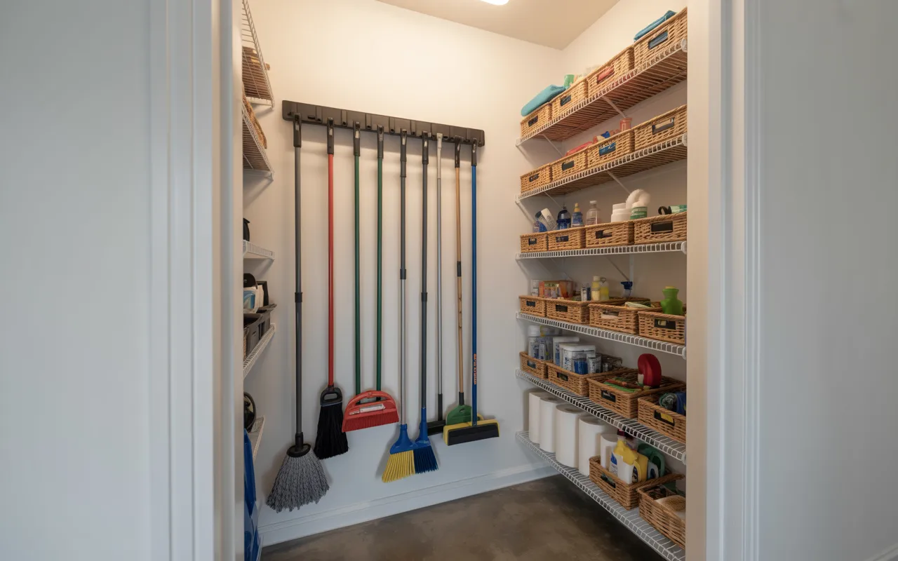 Utility Closet Wall