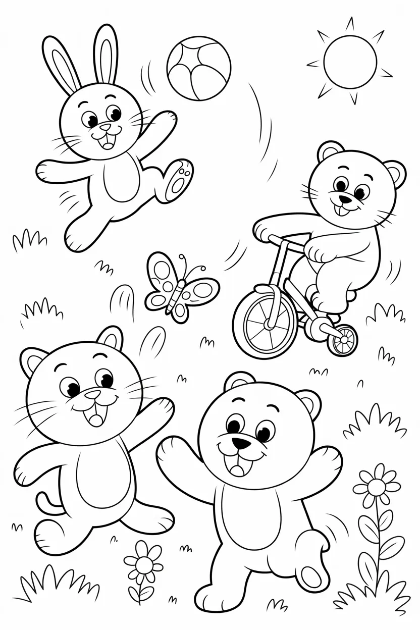Animals coloring pages free printable