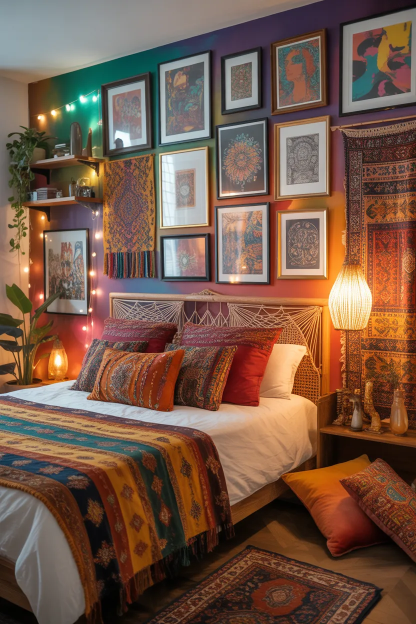 Boho Maximalist Bedroom Ideas