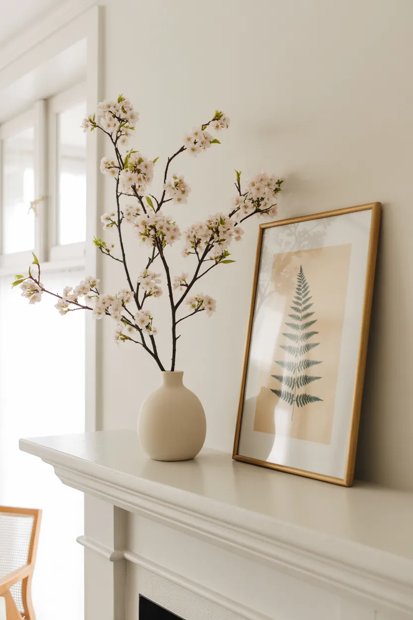 Spring Mantle Decor Ideas