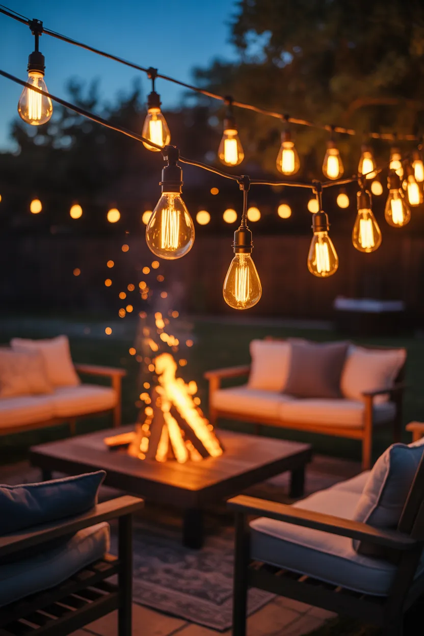 Outdoor String Light Ideas
