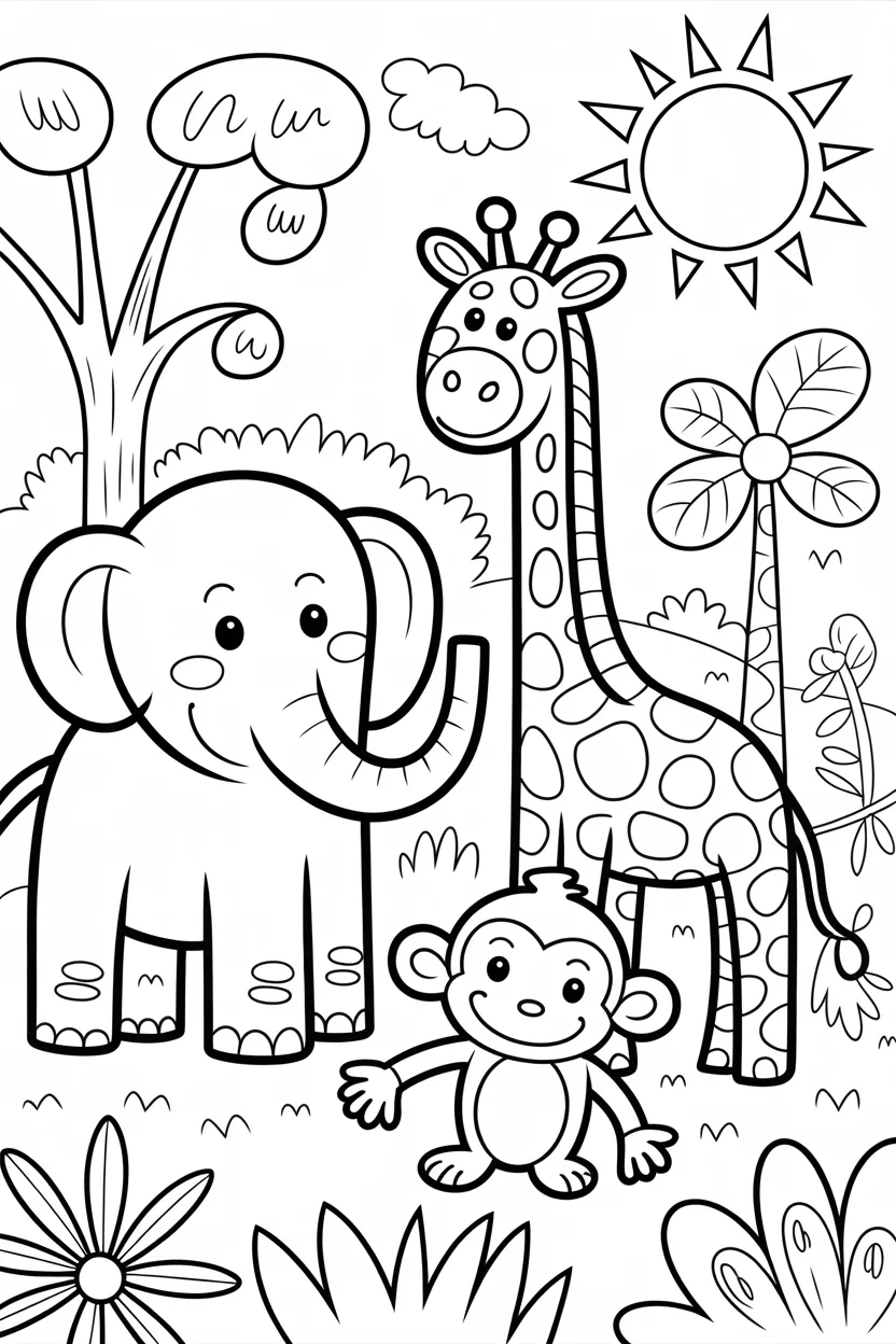 animals coloring pages free printable