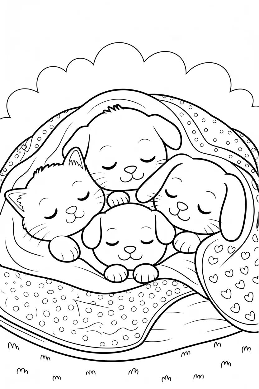 baby animals coloring pages free printable