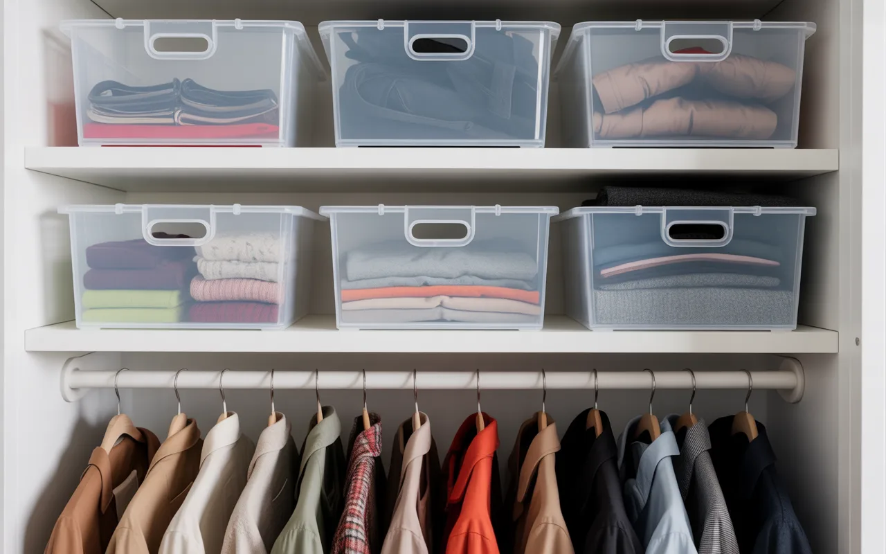 Clear Bin Storage