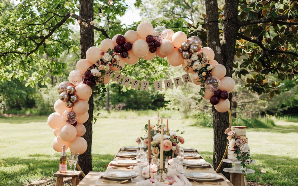 Blush Garden Setup