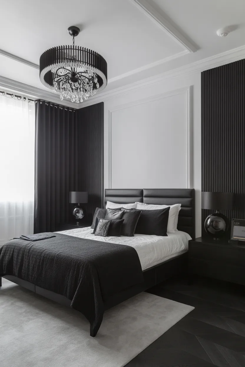 Bedroom Paint Colors | Expert Picks | Sherwin-Williams - Black And White Bedroom Inspiration