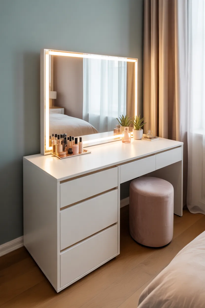 Small Bedroom Makeup Vanity Ideas