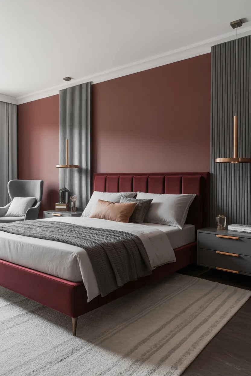 Cherry Red Bedroom Ideas