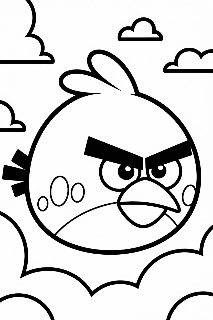 cartoon angry birds coloring pages free printable