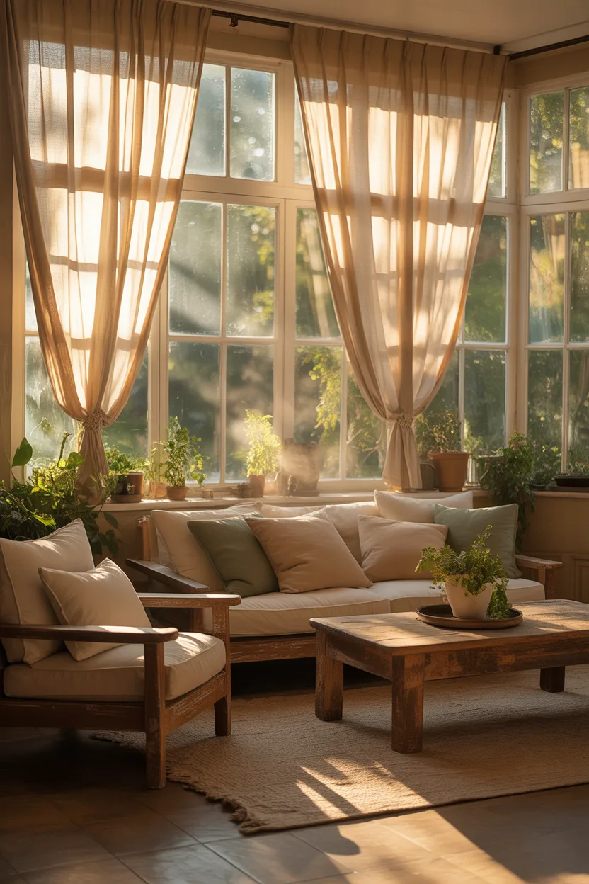 Sunroom Curtain Ideas