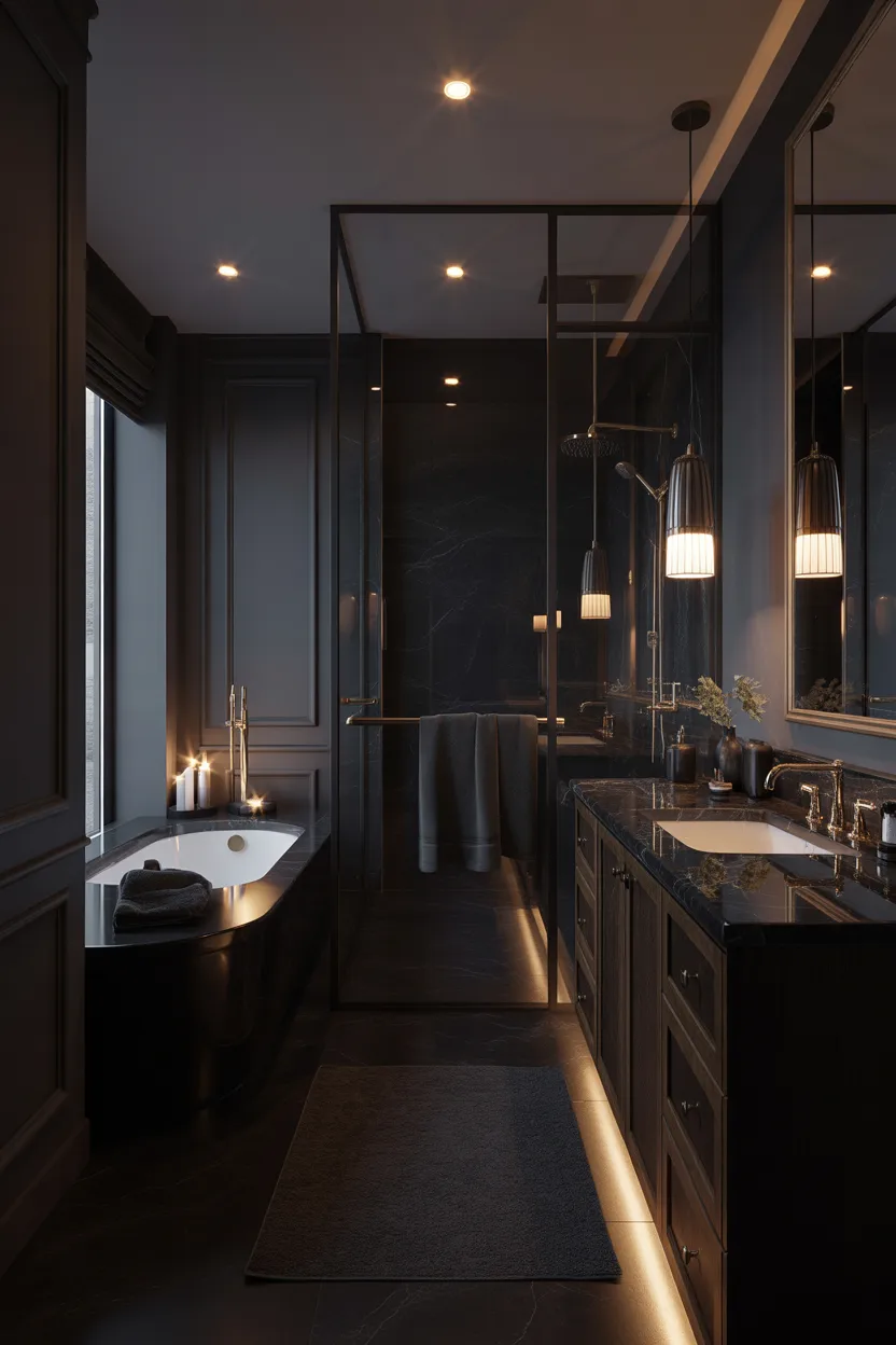 Dark Bathroom Ideas