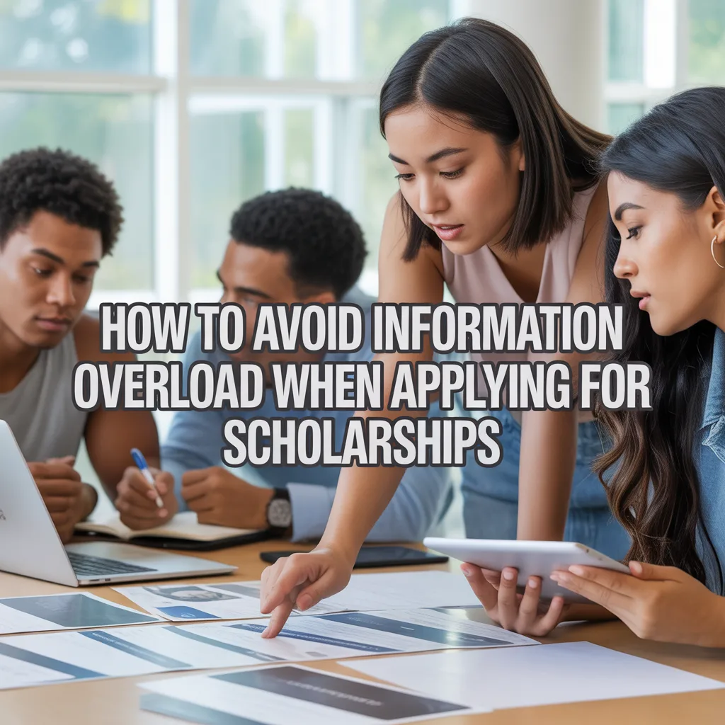 How to Avoid Information Overload When Applying for Scholarships