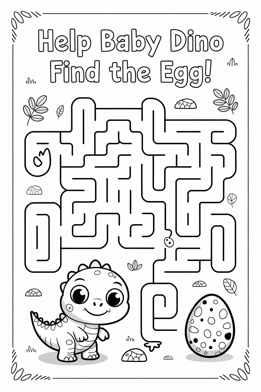 maze puzzle activity worksheet free printable