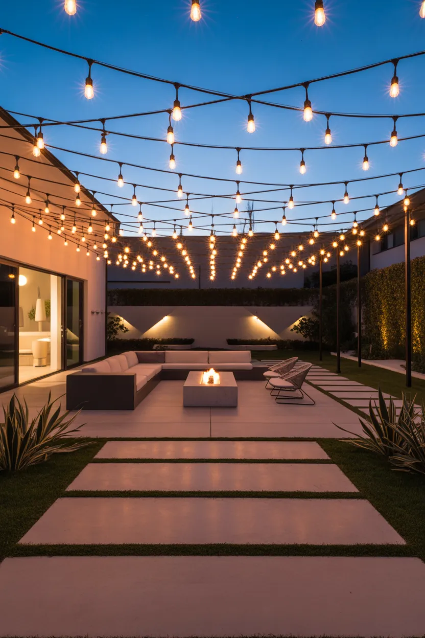 Outdoor String Light Ideas