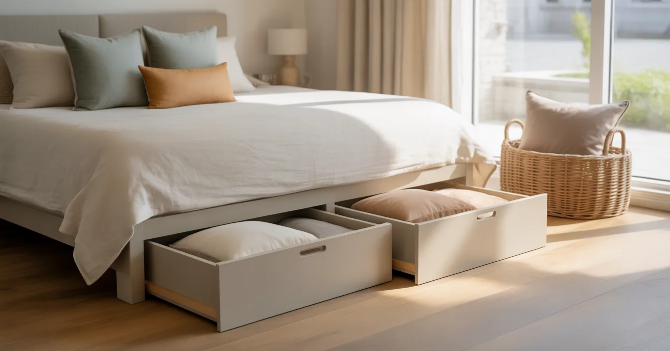 How Can You Store Extra Pillows Without Taking Up Too Much Space?