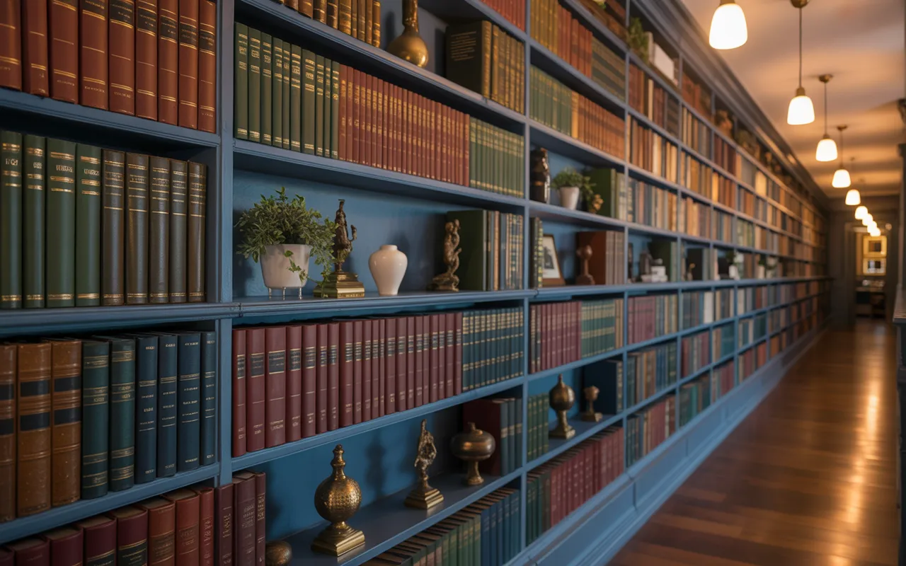 Library-Style Hallway