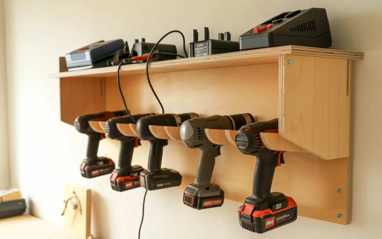 Plywood Charging Station