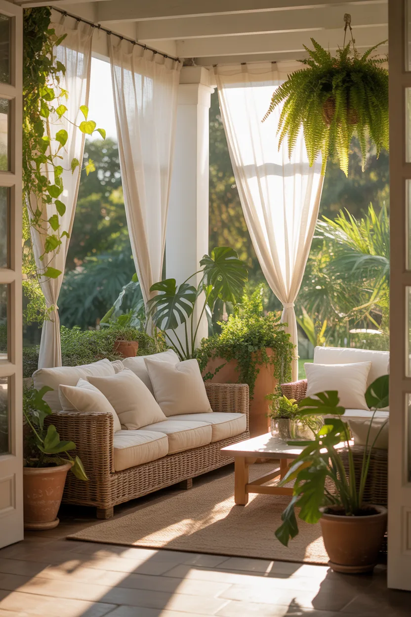 Sunroom Curtain Ideas