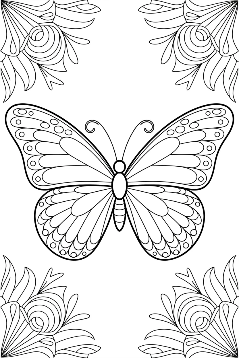 butterfly coloring pages free printable