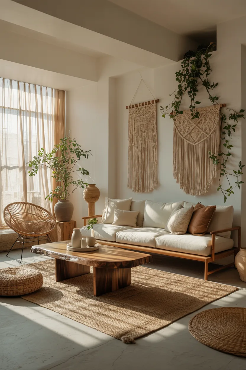 Cozy Boho Living Room Ideas