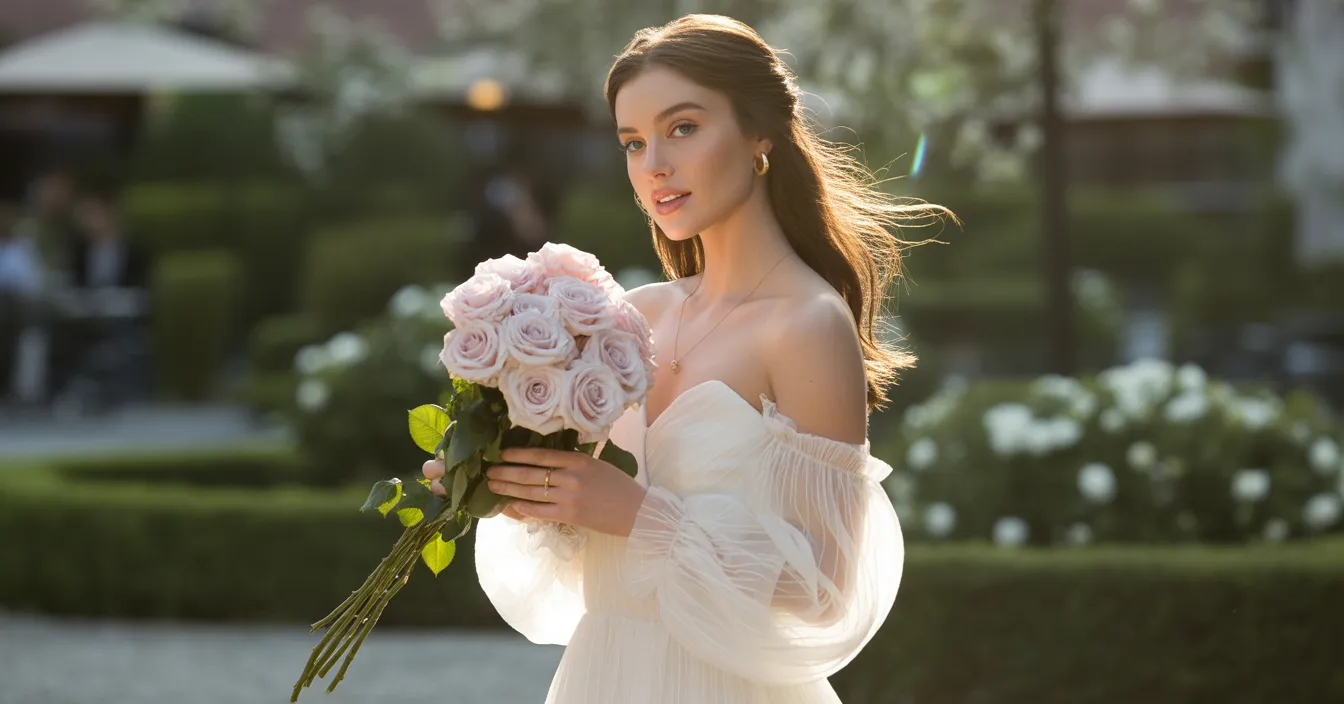 Elegant Off-Shoulder White Dress