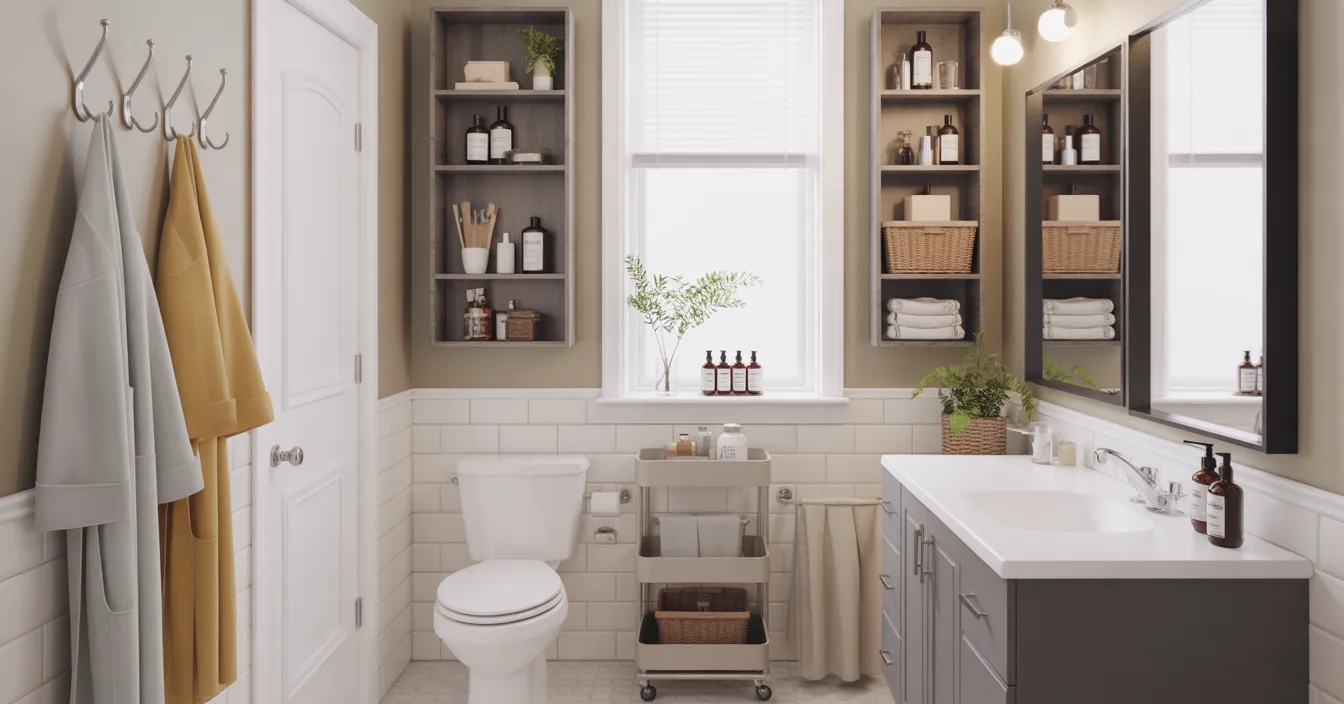 How Can You Maximize Bathroom Storage Without Renovating?