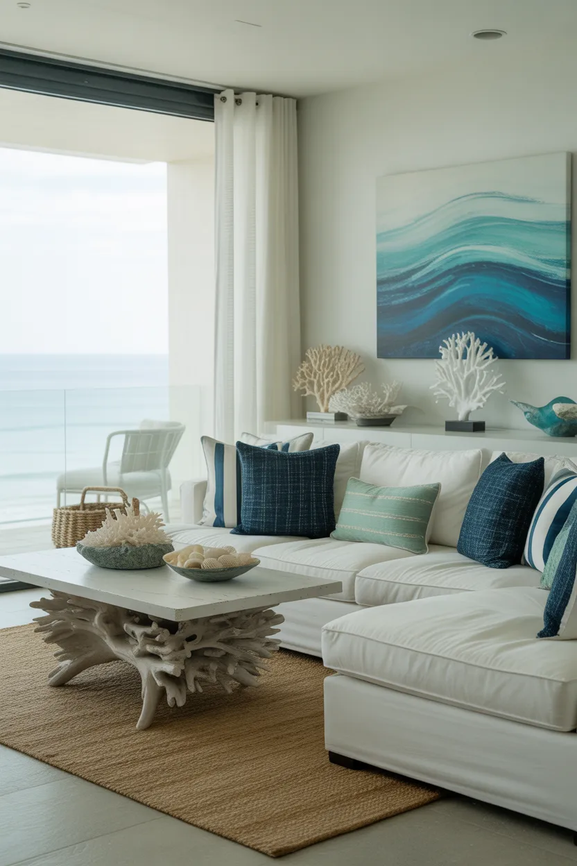 Modern Coastal Living Room Ideas