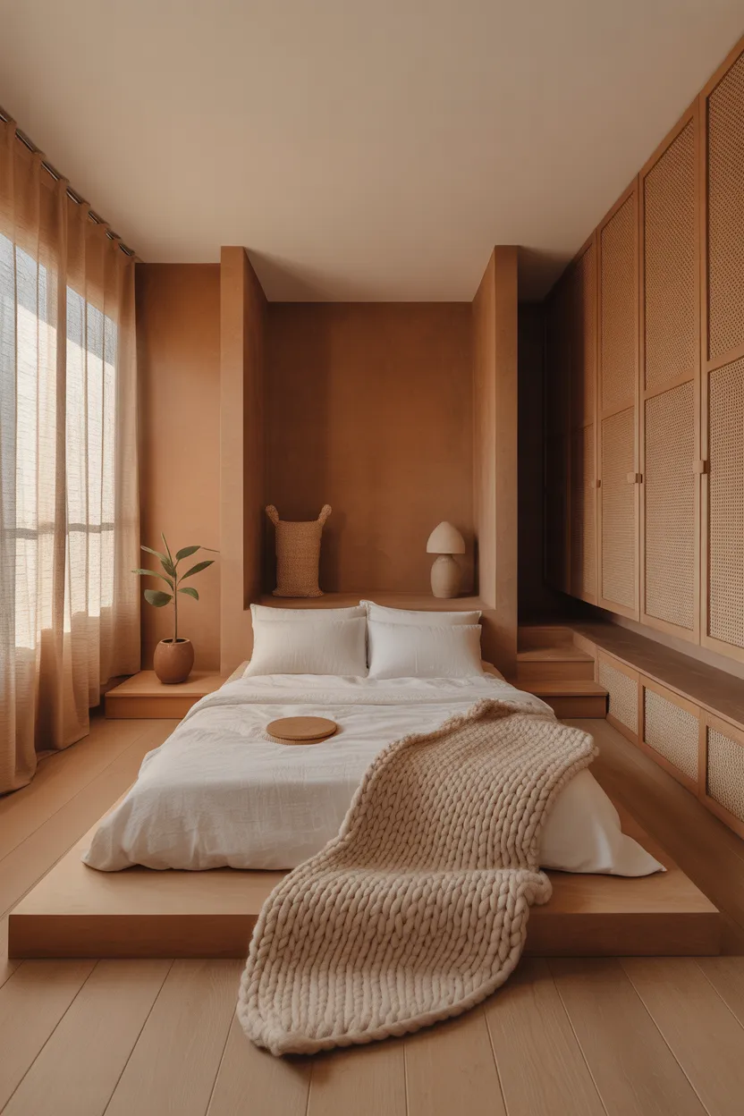 Earthy Minimalist Bedroom Ideas