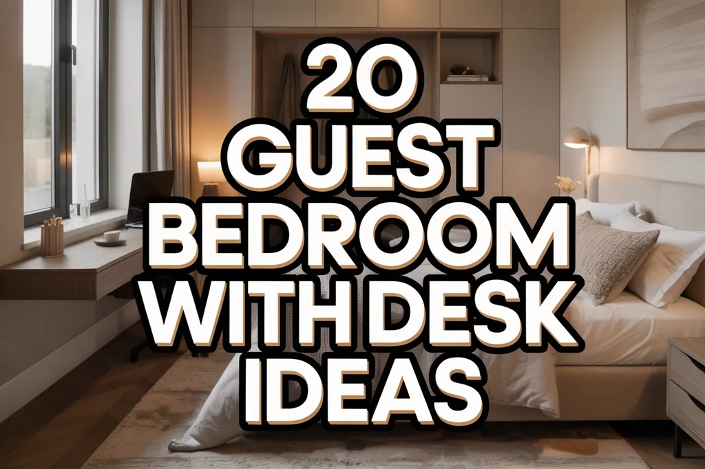 Guest Bedroom with Desk Ideas