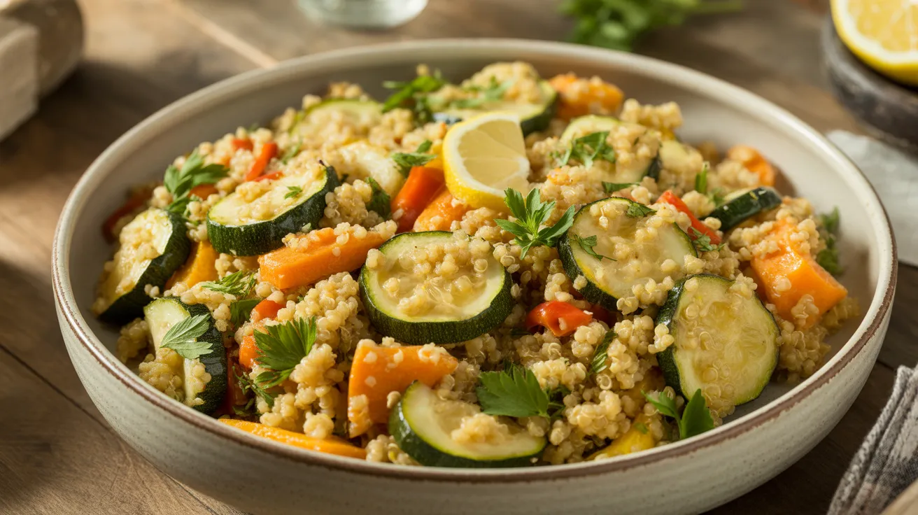 Quinoa Salad with Roasted Vegetables