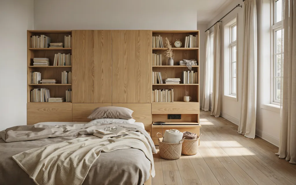 Headboard Storage