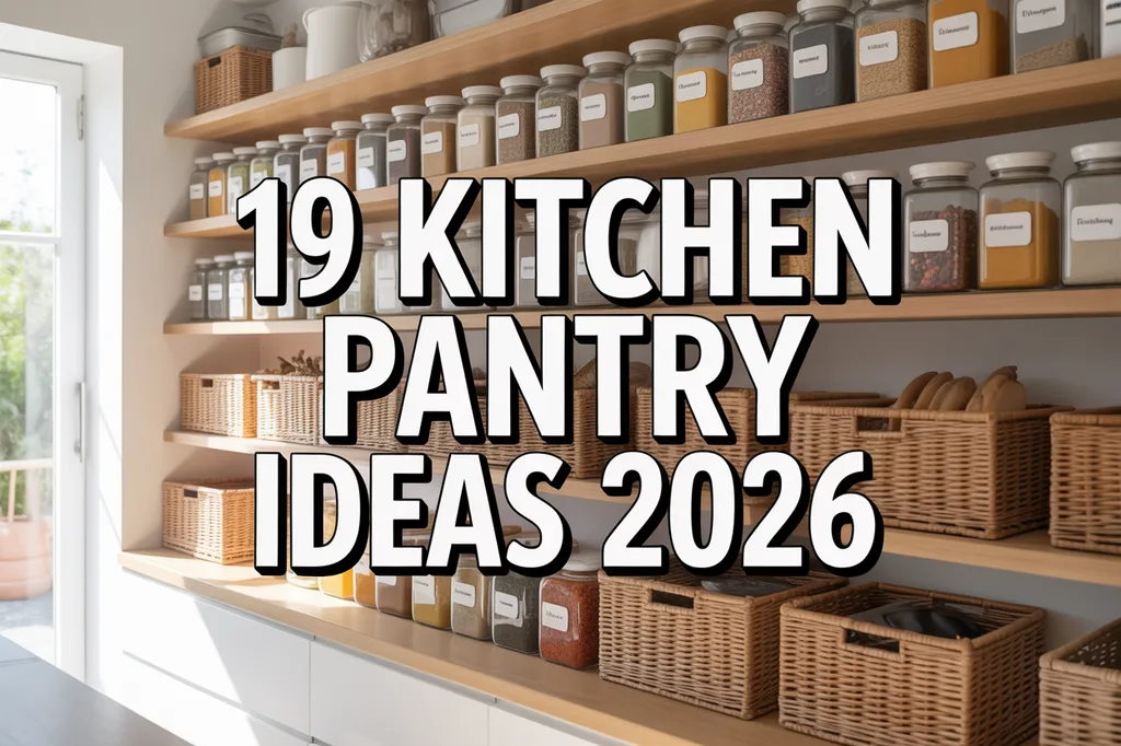 Kitchen Pantry Ideas 2026: Smart & Modern Storage