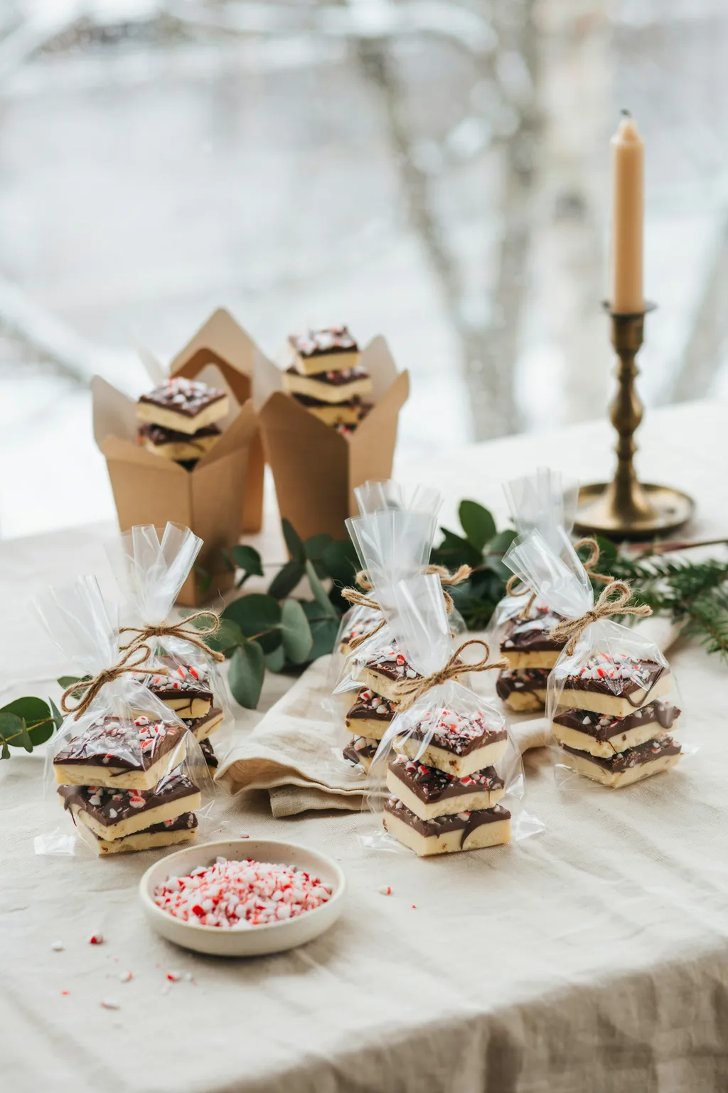 Peppermint Bark Favors