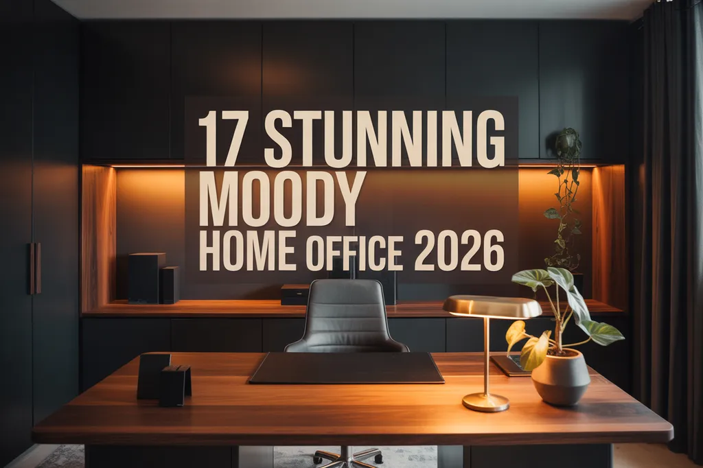 Moody Home Office Ideas