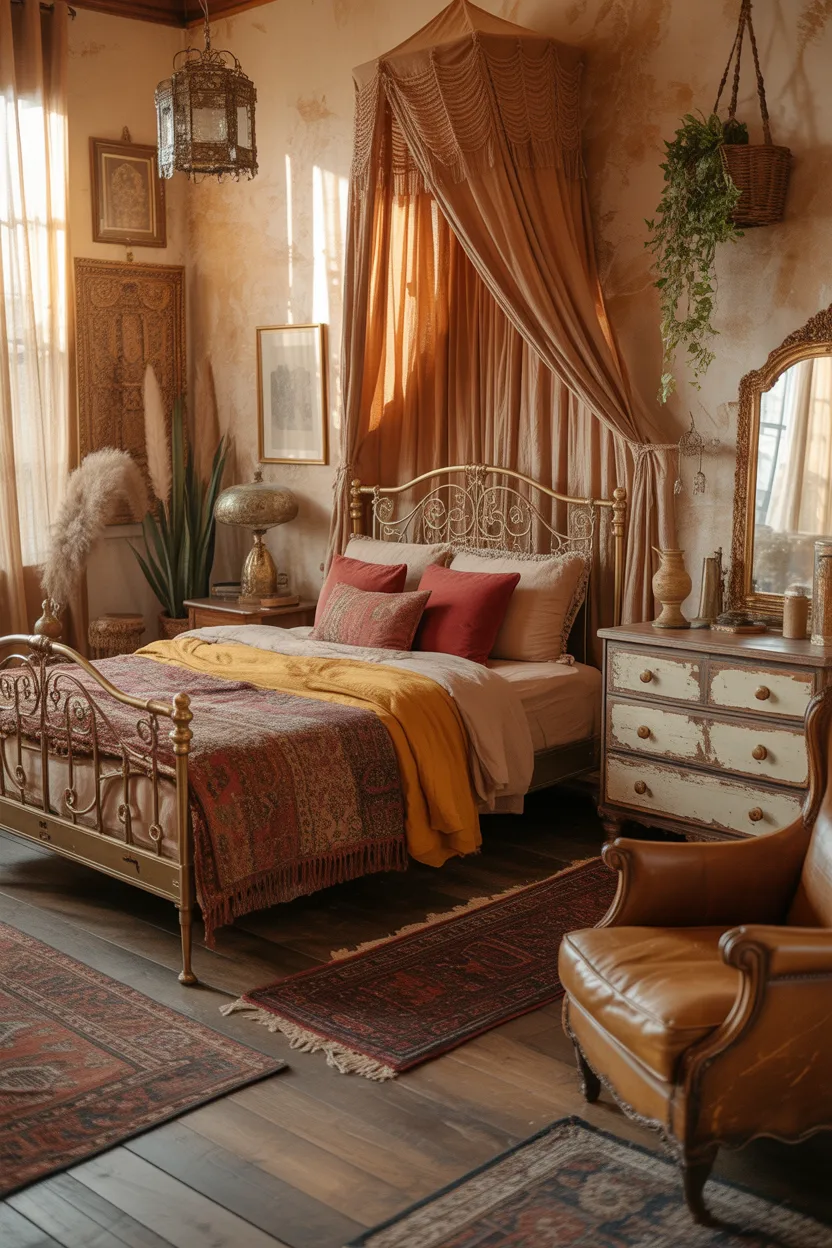 Boho Maximalist Bedroom Ideas