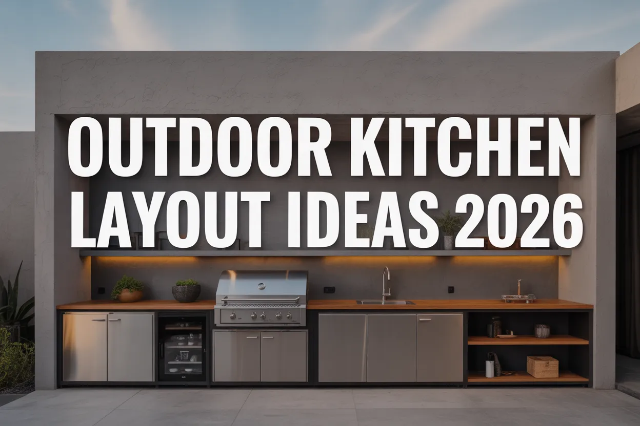 Outdoor Kitchen Layout Ideas 2026