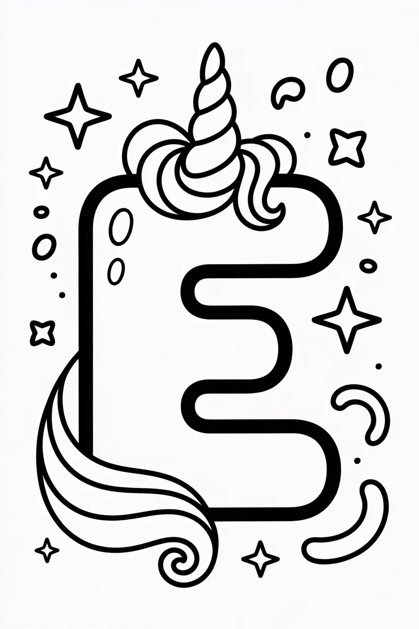 alphabet letter E coloring pages free printable