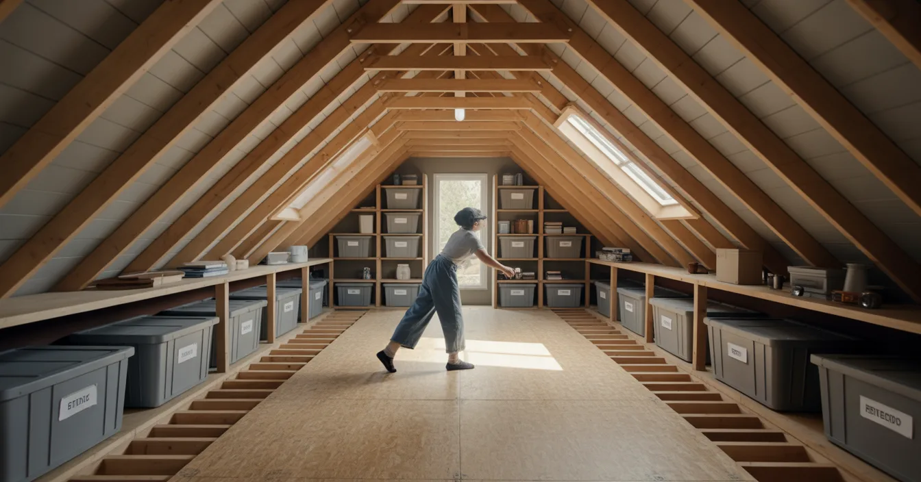 How Can I Turn My Attic Into Useful Storage Space?