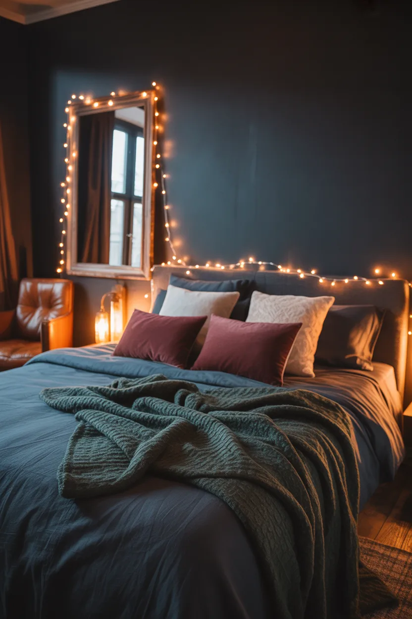 Cozy Dark Boho Bedroom Ideas