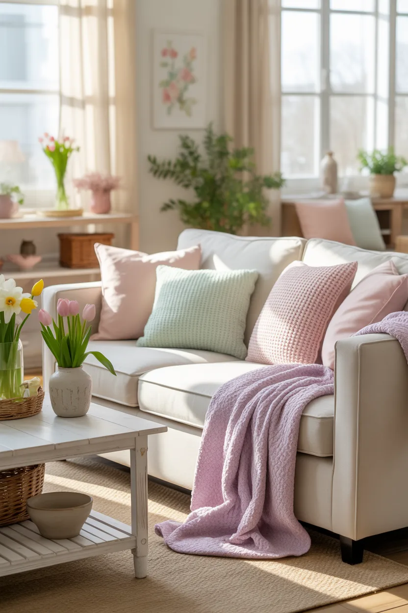 Spring Living Room Decor Ideas