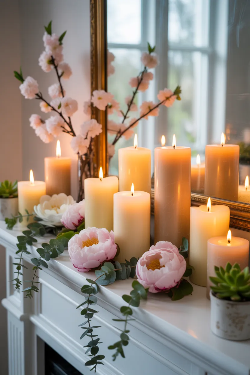 Spring Mantle Decor Ideas