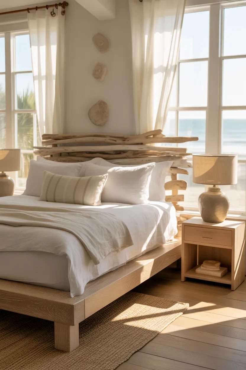 Coastal Boho Bedroom Decor