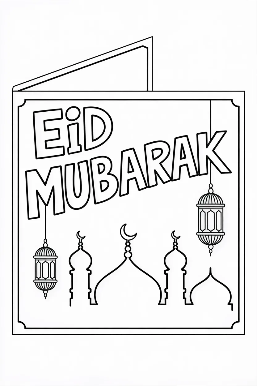 5 Eid cards free printable