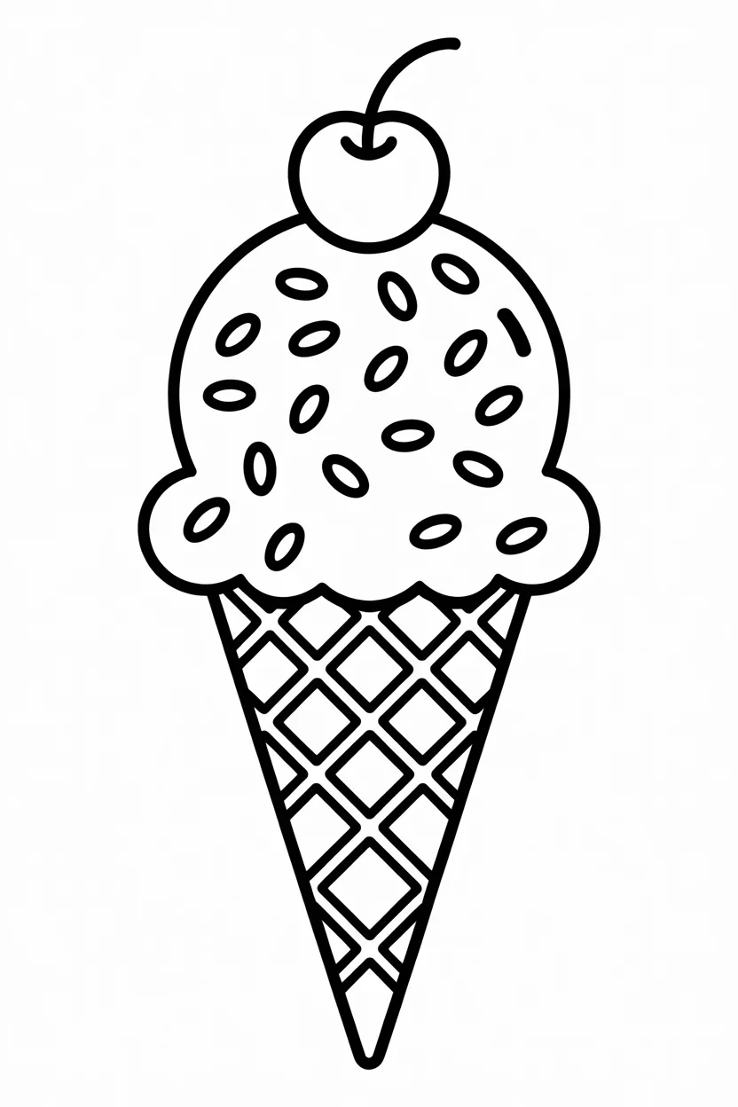 icecream coloring pages free printable