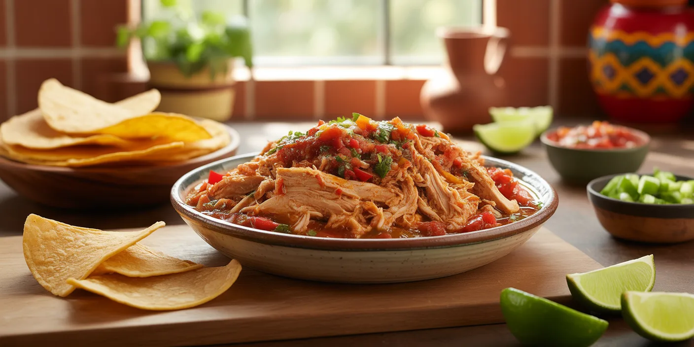 Slow Cooker Salsa Chicken