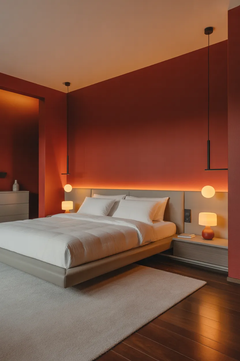 Cherry Red Bedroom Ideas
