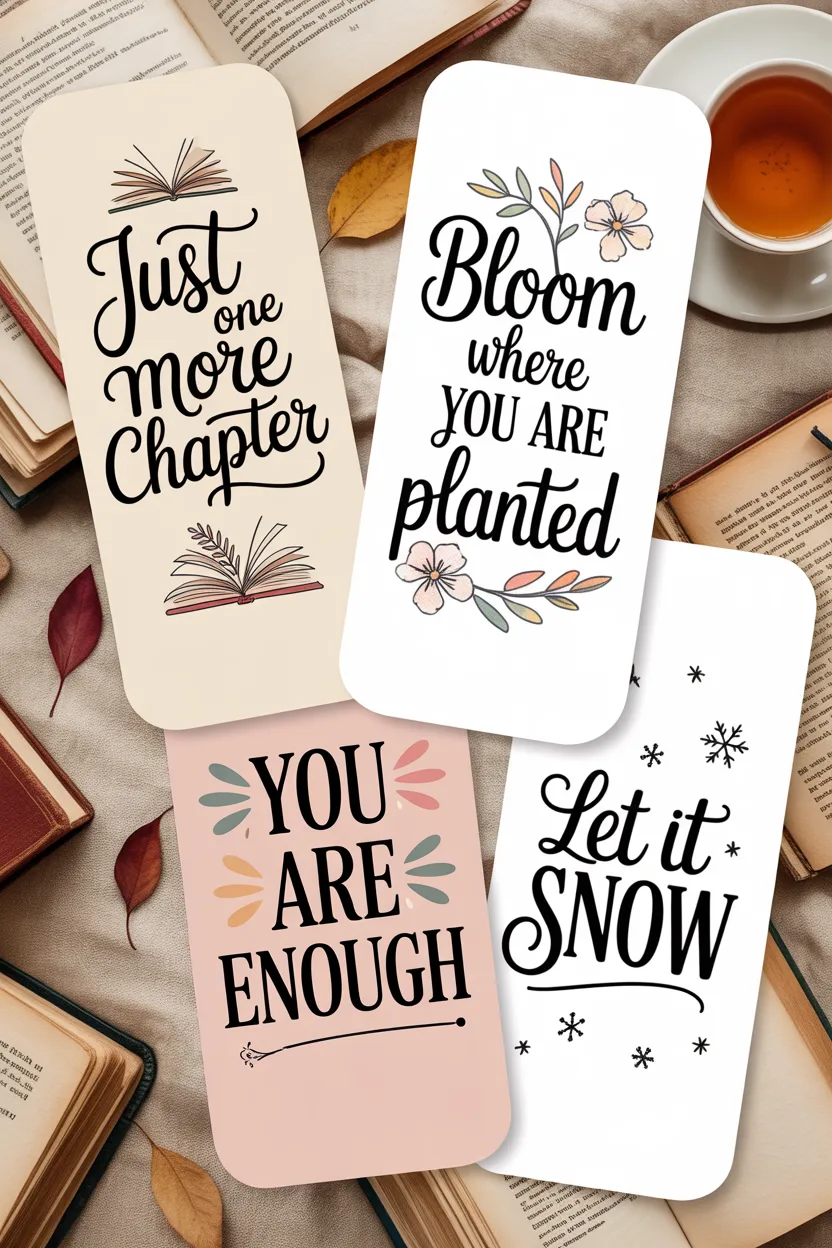 Cute bookmarks free printable