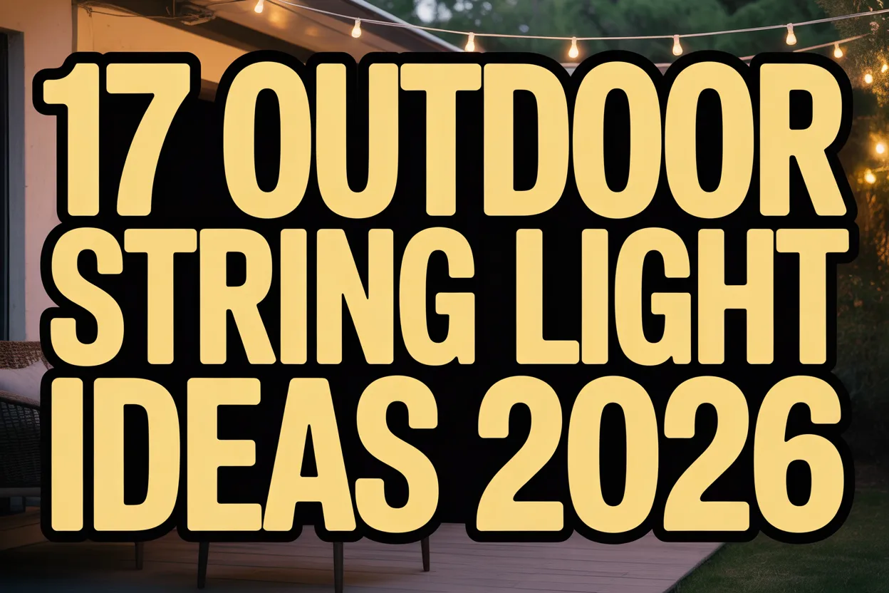 Outdoor String Light Ideas