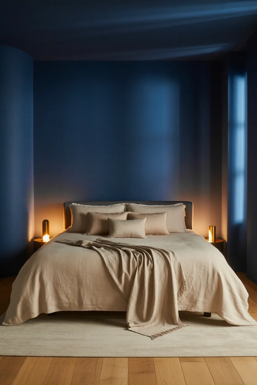 Dark Blue Bedroom Ideas